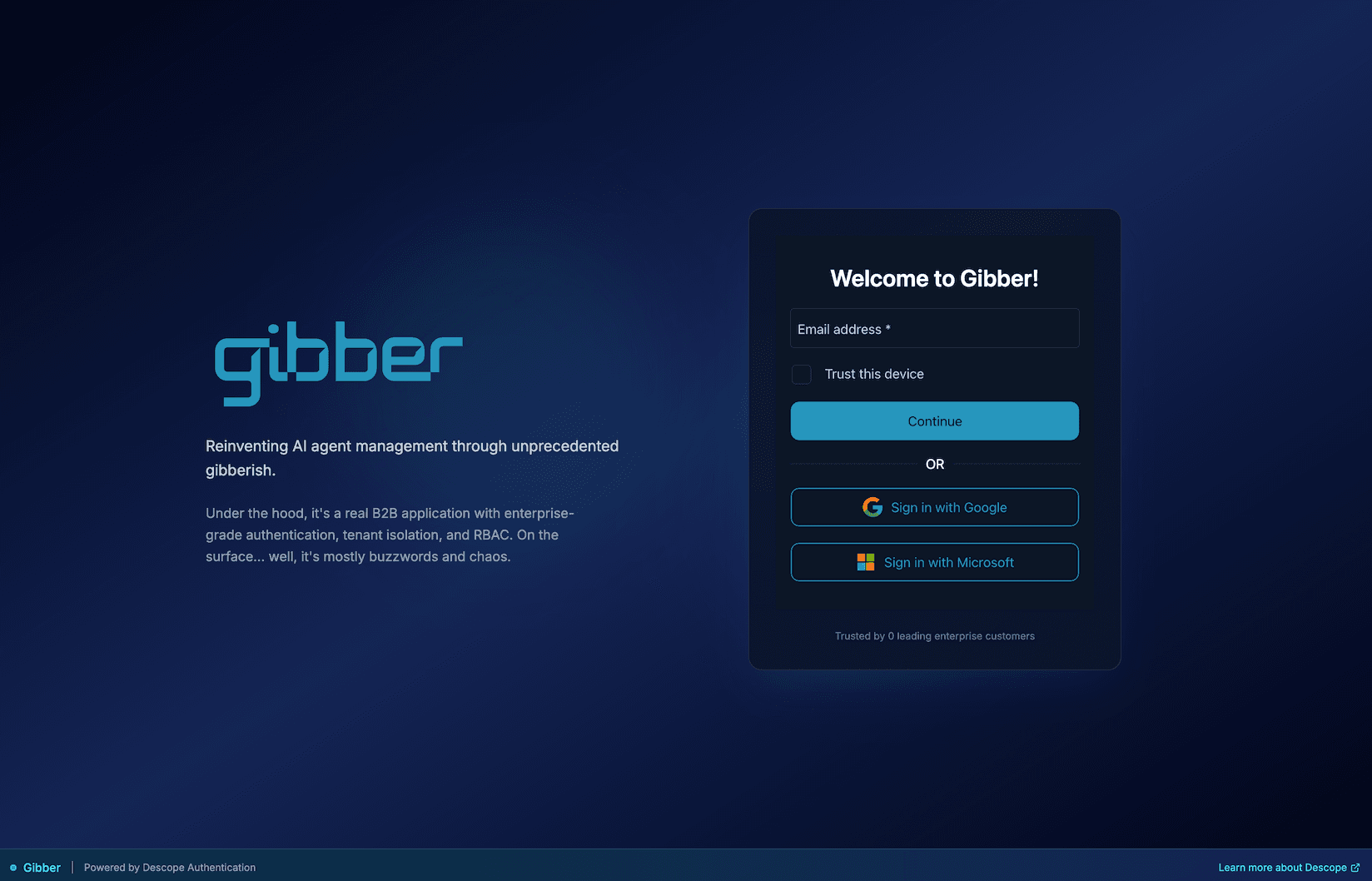 Fig: An example of embedded login