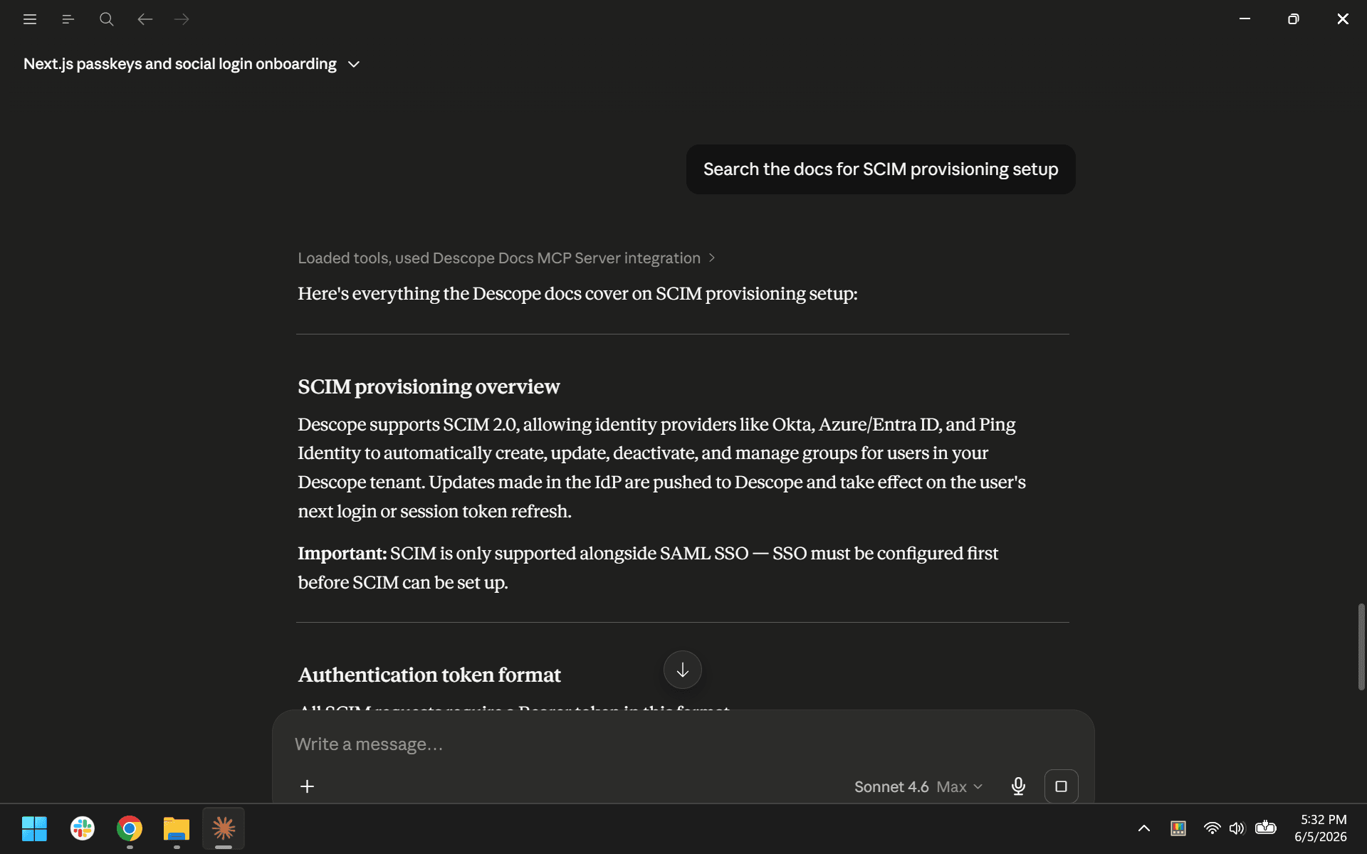 Search the docs for SCIM provisioning setup