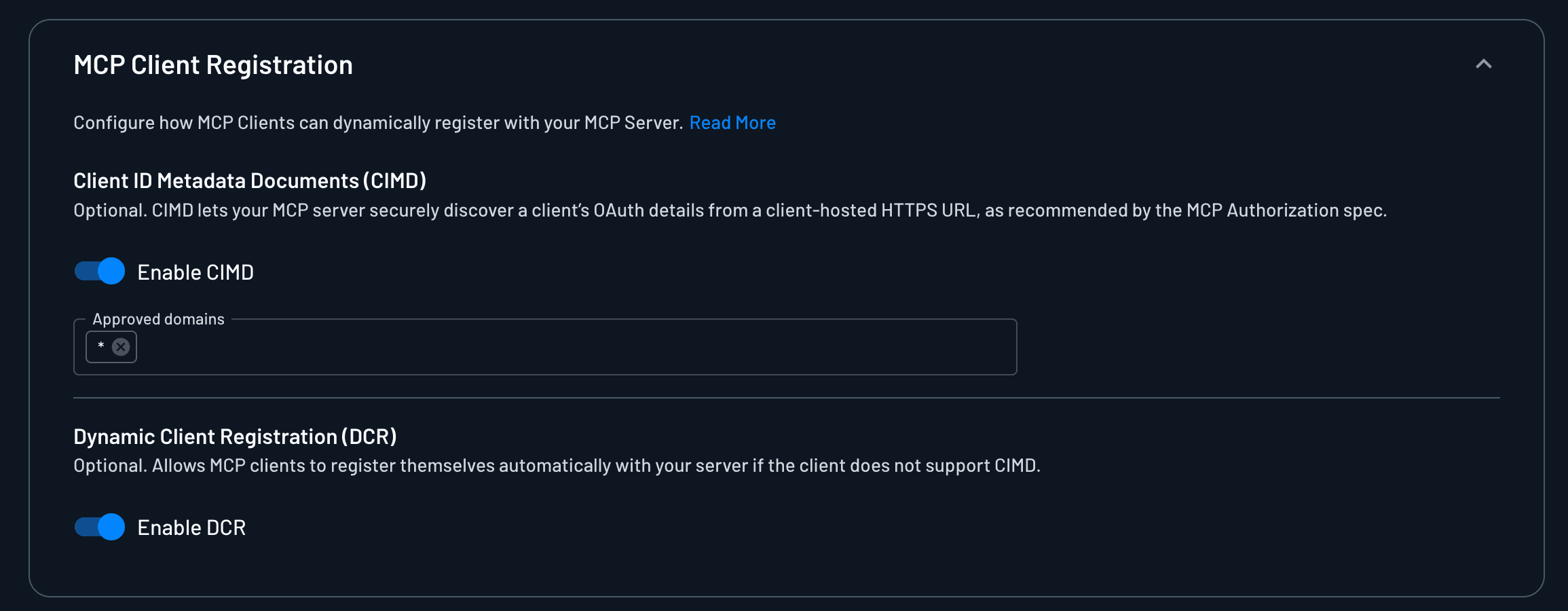 Configuring DCR and CIMD in Descope