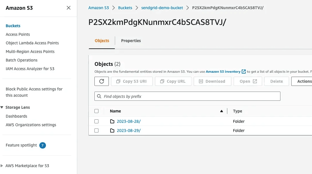 Descope Audit Events and Directory Structure in Amazon S3